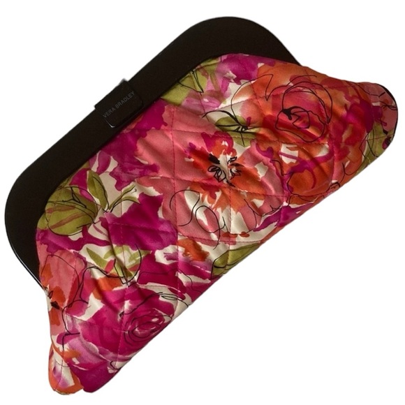 Vera Bradley Handbags - Vera Bradley Millie clutch purse handbag in Vintage Rose pattern